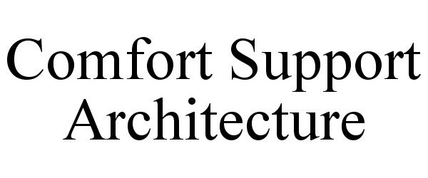 Trademark Logo COMFORT SUPPORT ARCHITECTURE