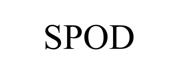 Trademark Logo SPOD