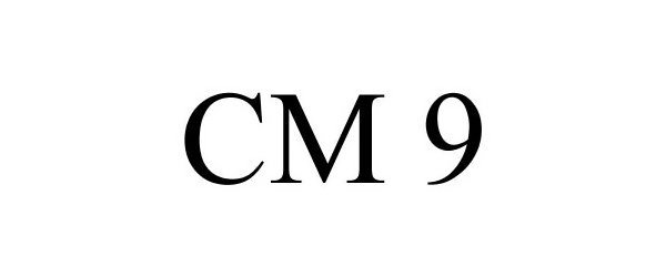 Trademark Logo CM 9