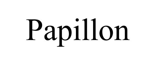 Trademark Logo PAPILLON