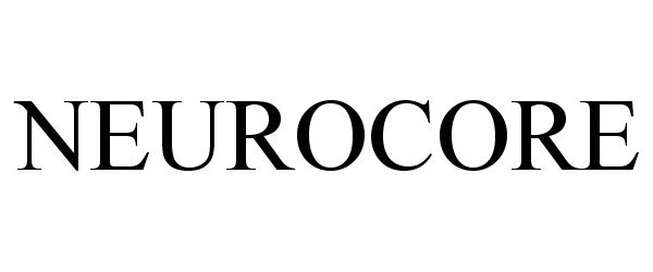 Trademark Logo NEUROCORE
