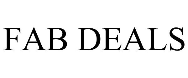 Trademark Logo FAB DEALS