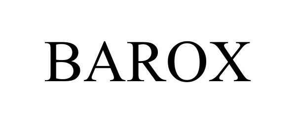 Trademark Logo BAROX