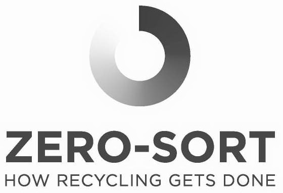 Trademark Logo ZERO-SORT HOW RECYCLING GETS DONE