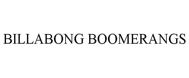  BILLABONG BOOMERANGS