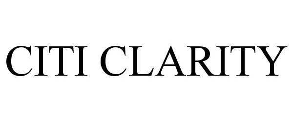  CITI CLARITY