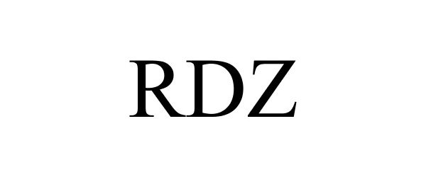 Trademark Logo RDZ