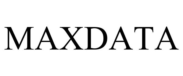 Trademark Logo MAXDATA