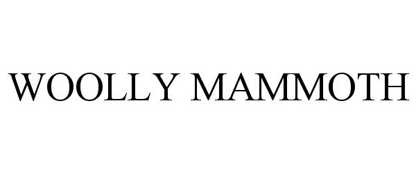 Trademark Logo WOOLLY MAMMOTH