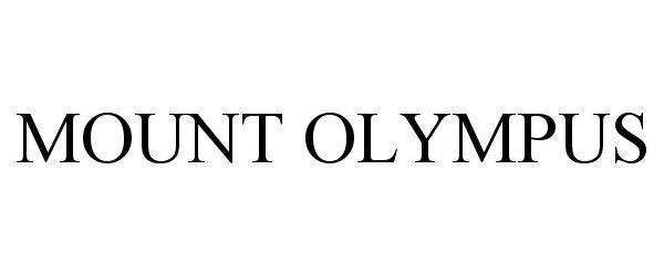 Trademark Logo MOUNT OLYMPUS