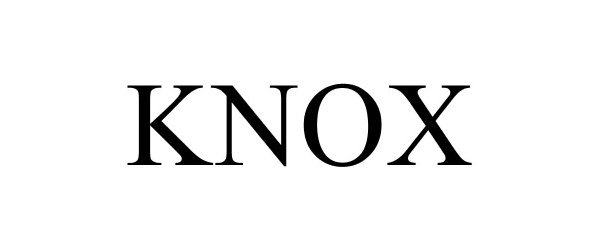 Trademark Logo KNOX