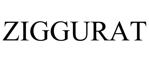 Trademark Logo ZIGGURAT