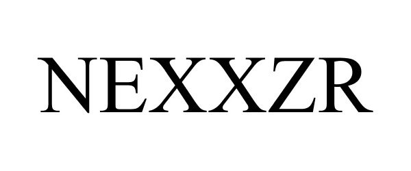 Trademark Logo NEXXZR