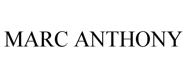 Trademark Logo MARC ANTHONY