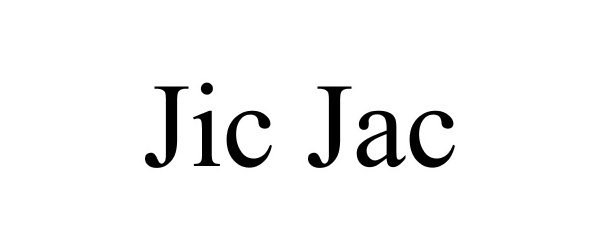 Trademark Logo JIC JAC