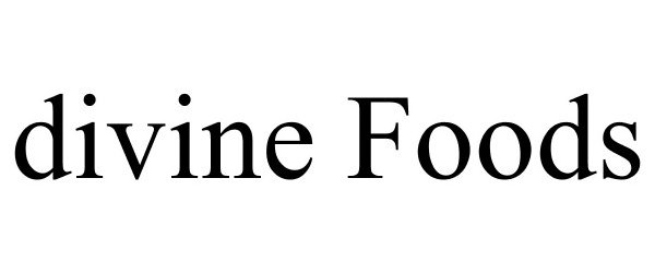 Trademark Logo DIVINE FOODS