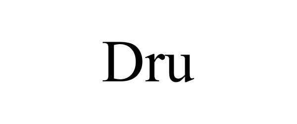 Trademark Logo DRU