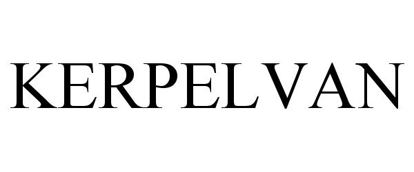 Trademark Logo KERPELVAN