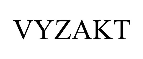 Trademark Logo VYZAKT