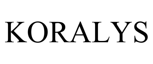 Trademark Logo KORALYS