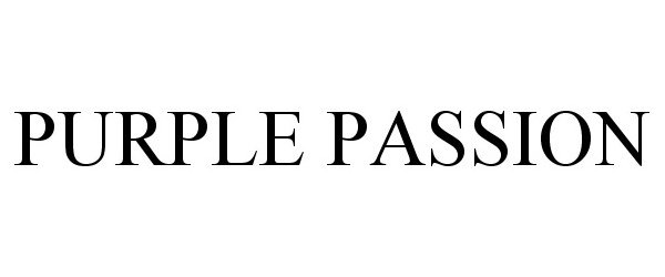 Trademark Logo PURPLE PASSION
