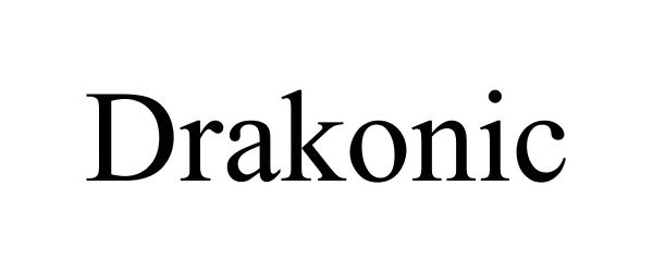 Trademark Logo DRAKONIC