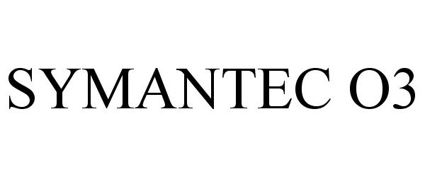 Trademark Logo SYMANTEC O3