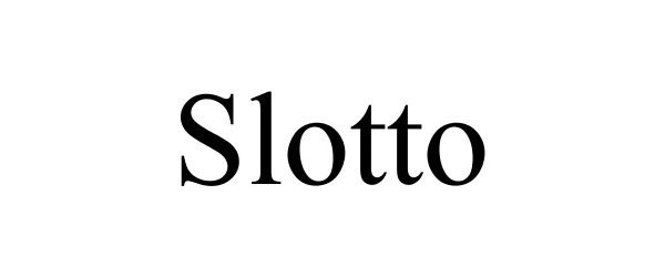 Trademark Logo SLOTTO