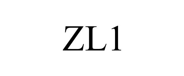 Trademark Logo ZL1