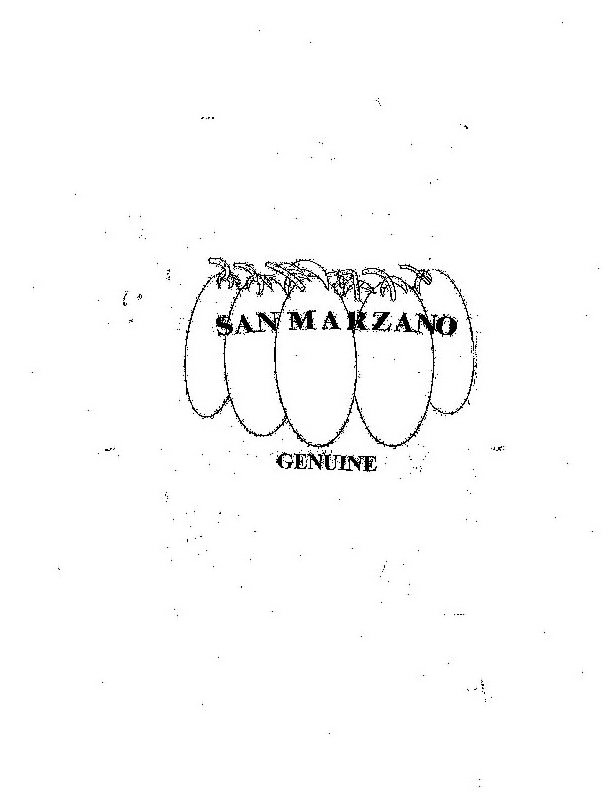 Trademark Logo SAN MARZANO GENUINE