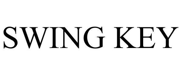 Trademark Logo SWING KEY