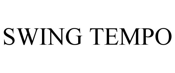 Trademark Logo SWING TEMPO