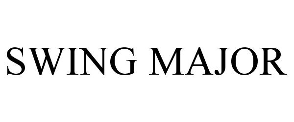 Trademark Logo SWING MAJOR