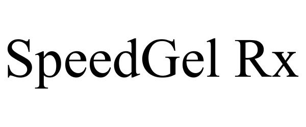 Trademark Logo SPEEDGEL RX