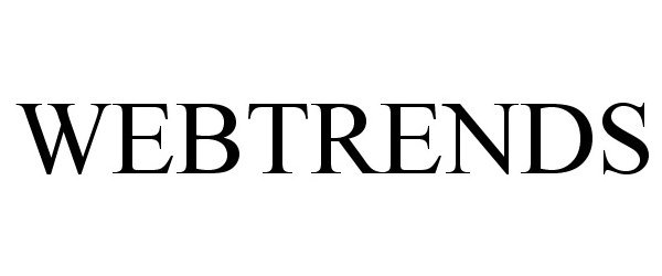 Trademark Logo WEBTRENDS