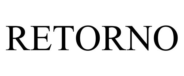 Trademark Logo RETORNO