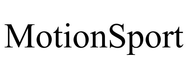 Trademark Logo MOTIONSPORT