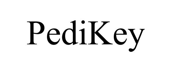 Trademark Logo PEDIKEY