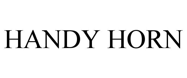 Trademark Logo HANDY HORN