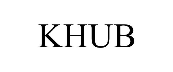 Trademark Logo KHUB