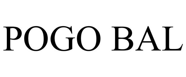 Trademark Logo POGO BAL