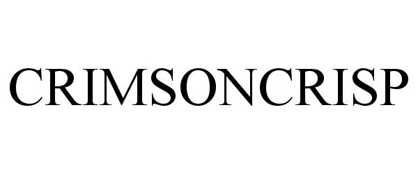 Trademark Logo CRIMSONCRISP
