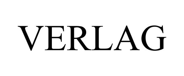 Trademark Logo VERLAG
