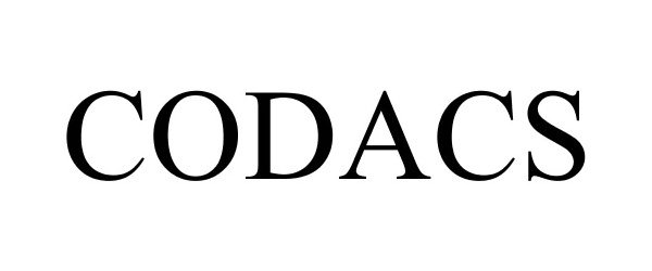 Trademark Logo CODACS