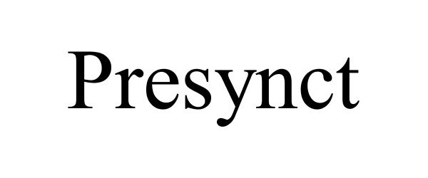 Trademark Logo PRESYNCT