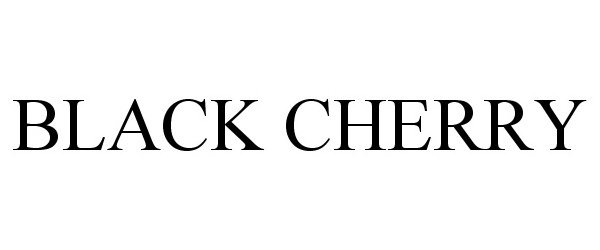 Trademark Logo BLACK CHERRY
