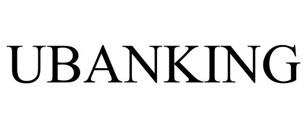 Trademark Logo UBANKING