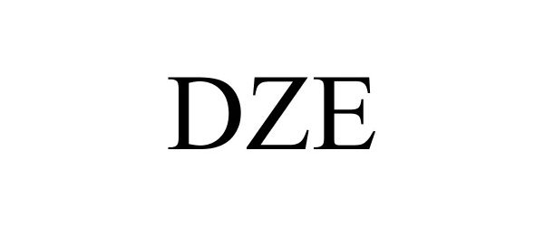 Trademark Logo DZE