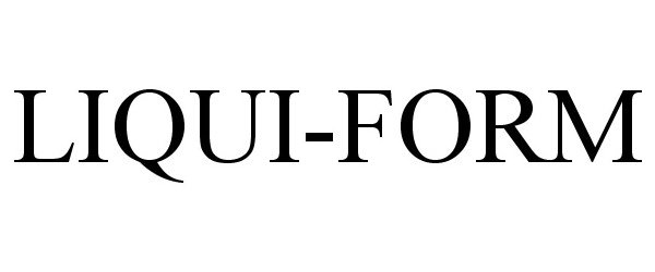 Trademark Logo LIQUI-FORM