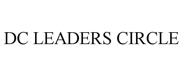 Trademark Logo DC LEADERS CIRCLE